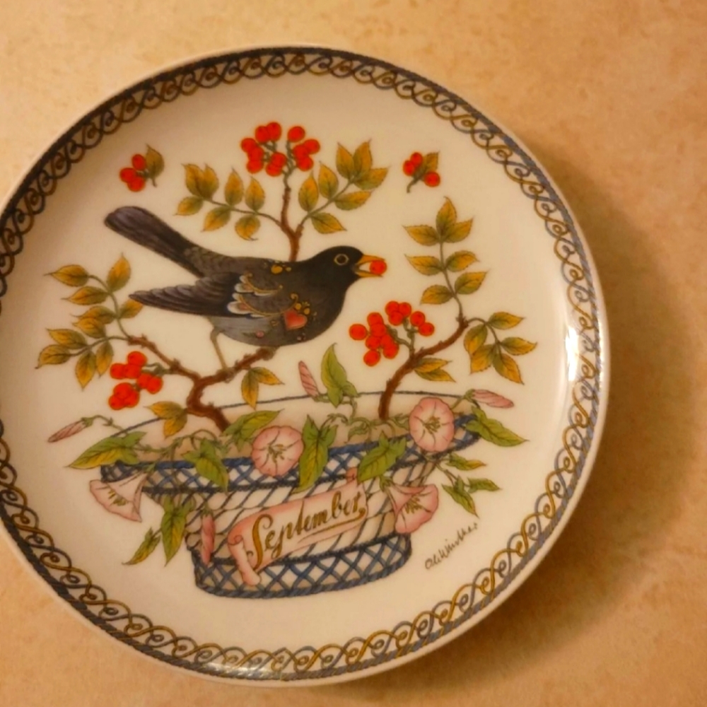 Blackbird September 1814 collectors plate
